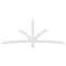 Ekena Millwork Davenport Architectural Grade PVC Gable Bracket, 108"W x 40 1/2"H x 2"D x 4"F, 9/12 Pitch GBP108X41X0204DAV00 - alternate 3
